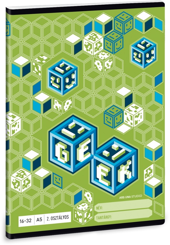 Ars Una Geek A5 16-32 2.osztályos füzet