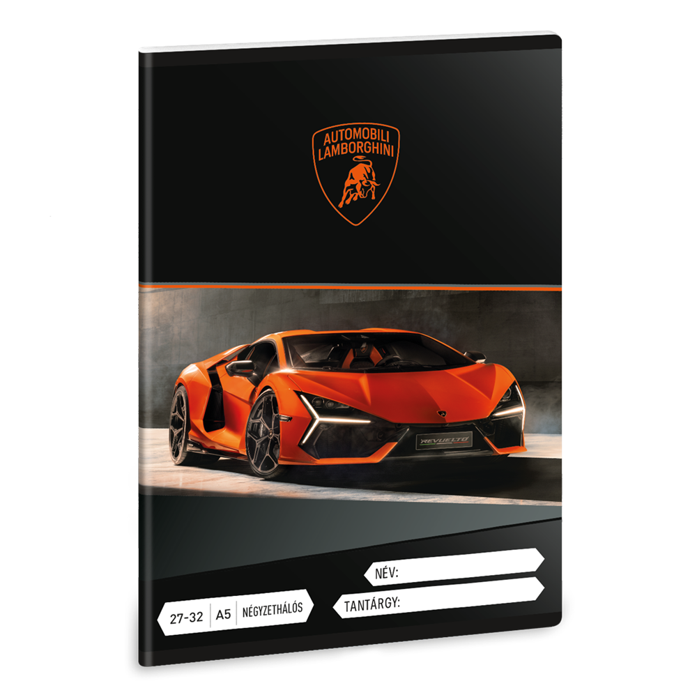 Ars Una Lamborghini 25 (5446) A5 27-32 kockás füzet