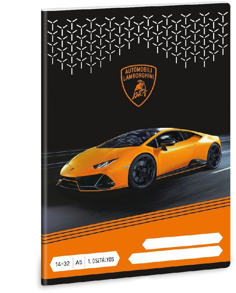 Ars Una Lamborghini 5125 A5 14-32 1. osztályos vonalas füzet