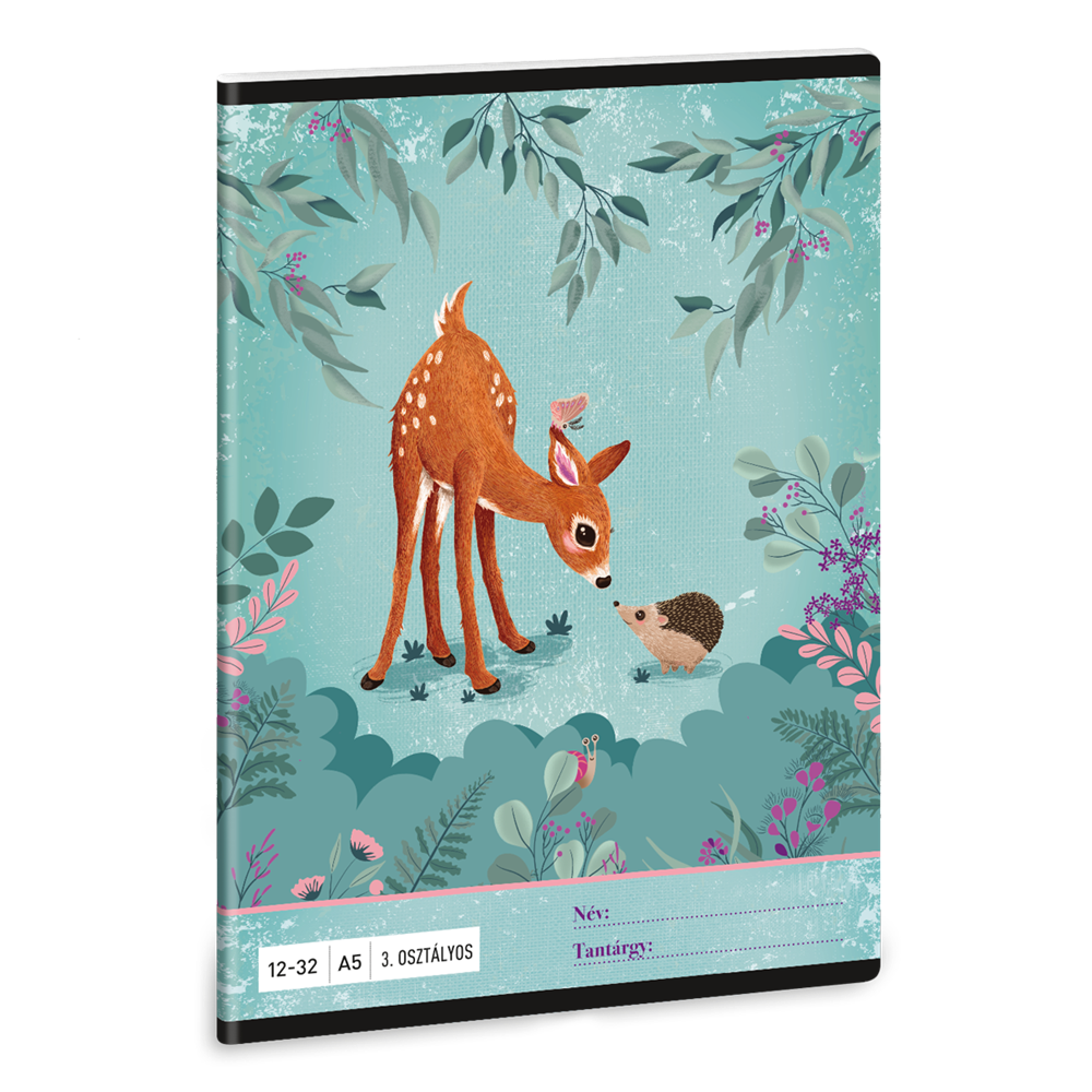 Ars Una My Secret Garden 24 (5339) A5 12-32 3. osztályos vonalas füzet