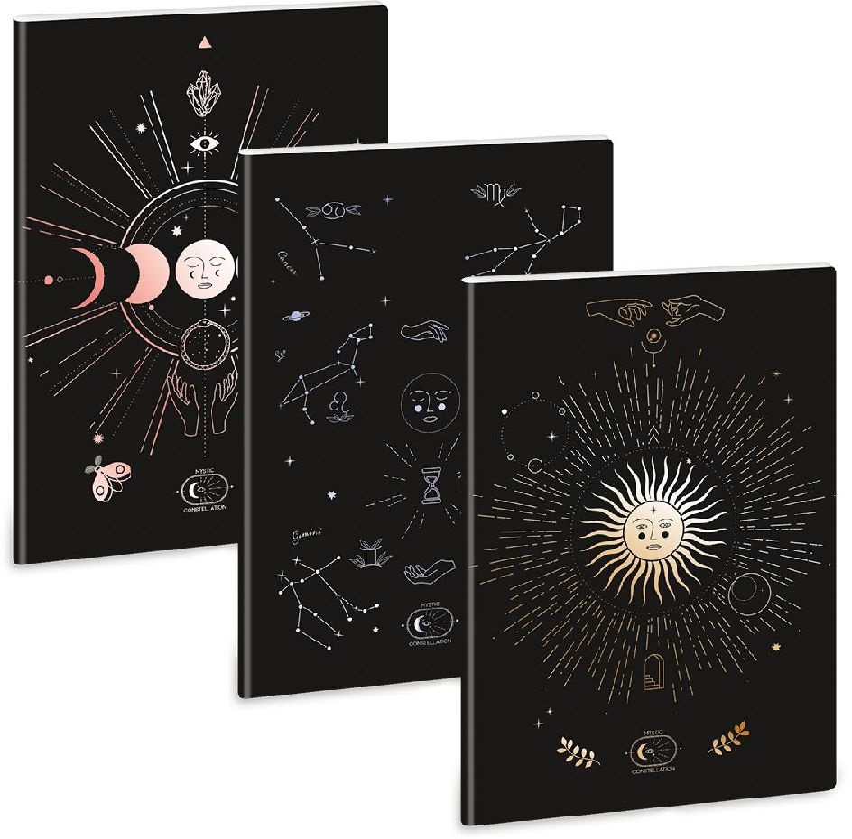 Ars Una Mystic Constellation 5191 A4 extra kapcsos vonalas füzet