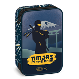 Ars Una Ninjas in the dark 25 (5457) többszintes tolltartó