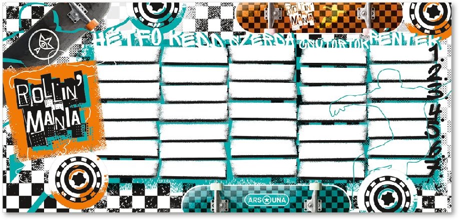 Ars Una Rollin Mania 22 (5228) 1 lapos órarend