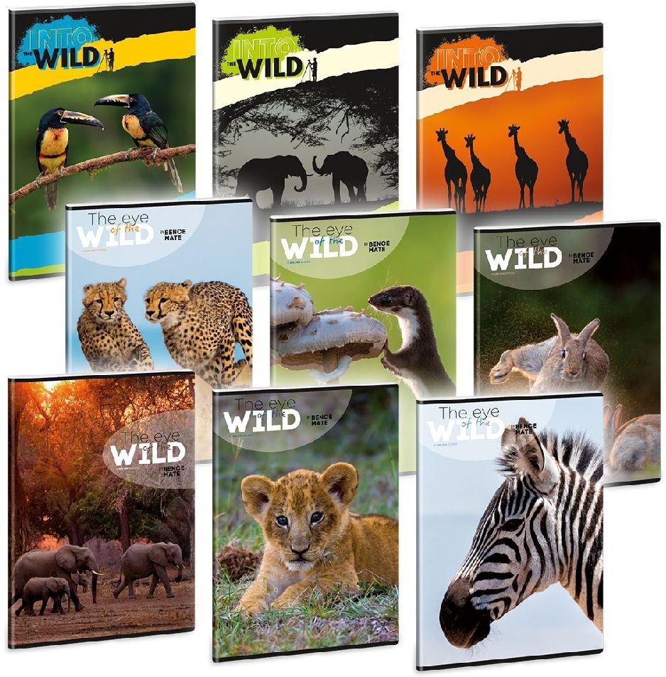 Ars Una The Eyes of the Wild 5235 A4 extra kapcsos kockás füzet