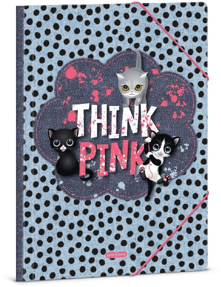 Ars Una Think-Pink 23 (5285) A4 gumis mappa