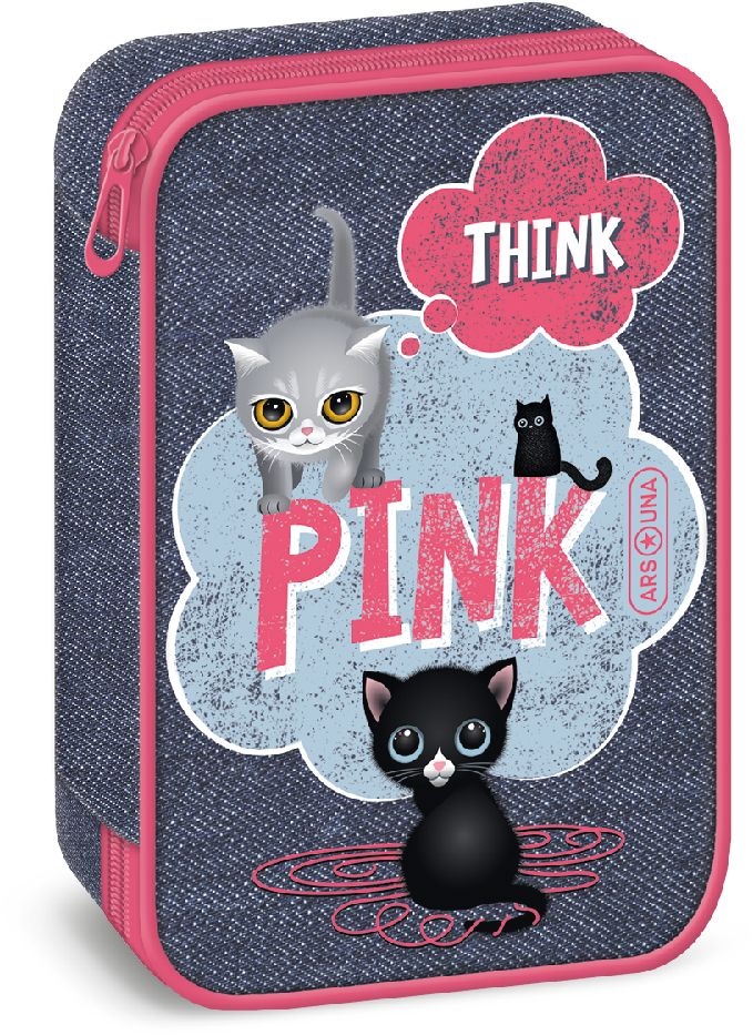 Ars Una Think-Pink 23 (5285) többszintes tolltartó