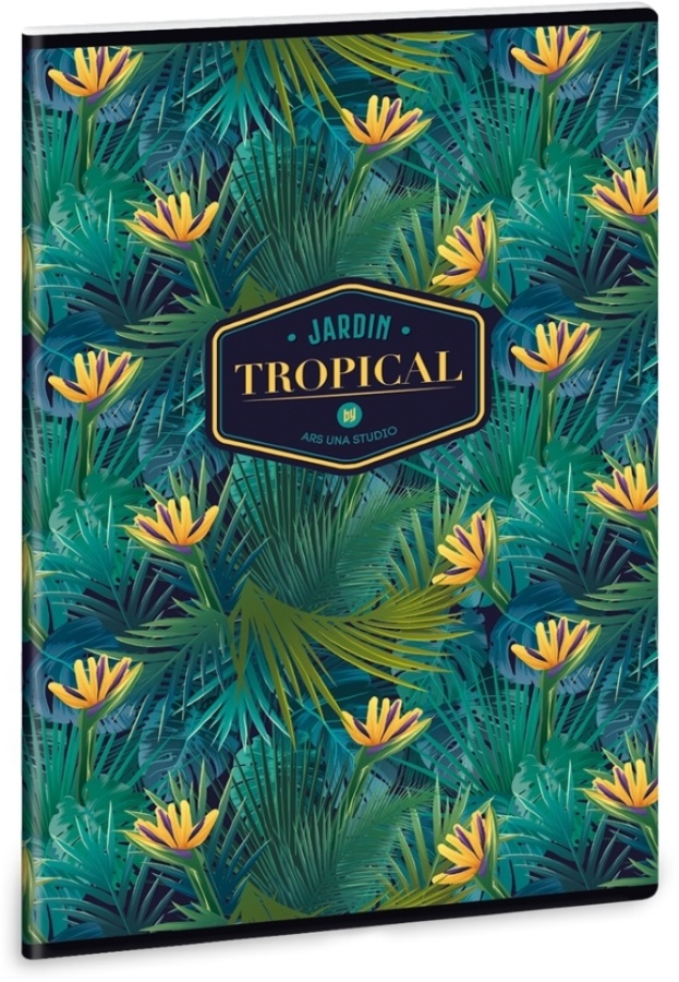 Ars Una Tropical Florida A4 extra kapcsos kockás füzet