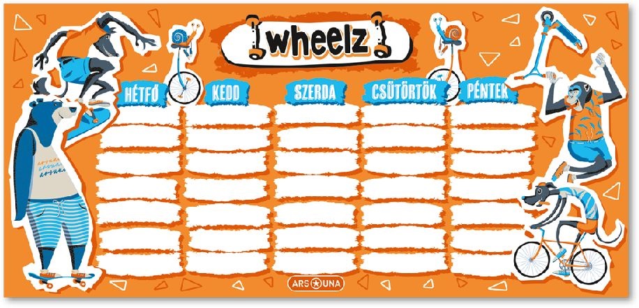 Ars Una Wheelz 23 (5262) 1 lapos órarend
