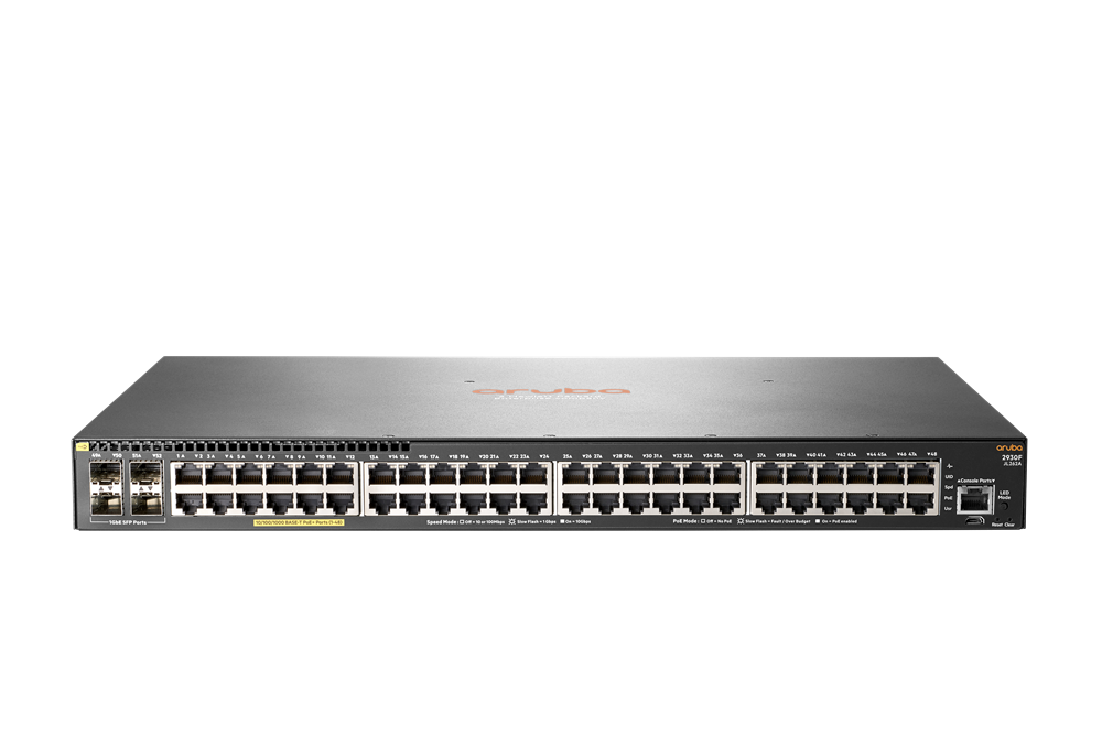 Aruba 2930F 48port GbE PoE+ LAN 4xSFP medzselhető Switch