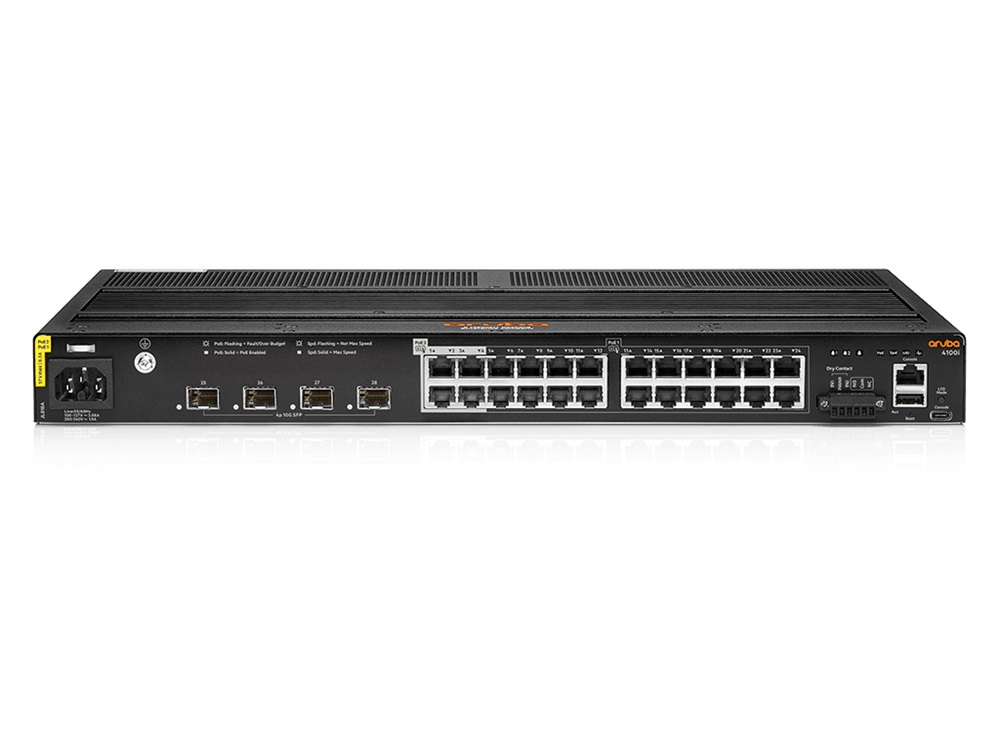 Aruba 4100i 24G CL4/6 4SFP+ PoE Switch