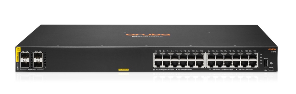 Aruba 6100 24G CL4 4SFP+ PoE Switch