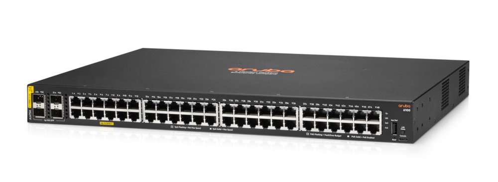 Aruba 6100 48G CL4 4SFP+ PoE Switch