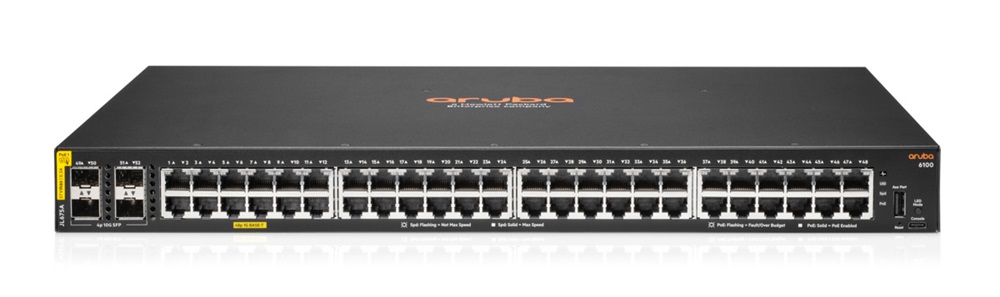 Aruba 6100 48G CL4 4SFP+ PoE Switch