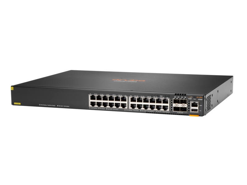 Aruba 6300F 24G CL4 PoE 4SFP56 PoE Switch