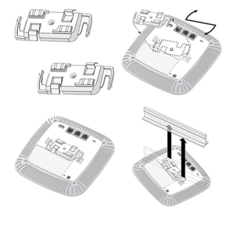 Aruba AP-220-MNT-C2 Ceiling Rail Mount Kit