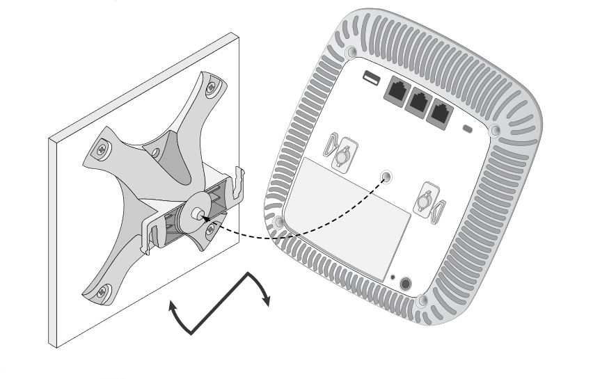 Aruba AP-220-MNT-W1 Black Basic Mount Kit