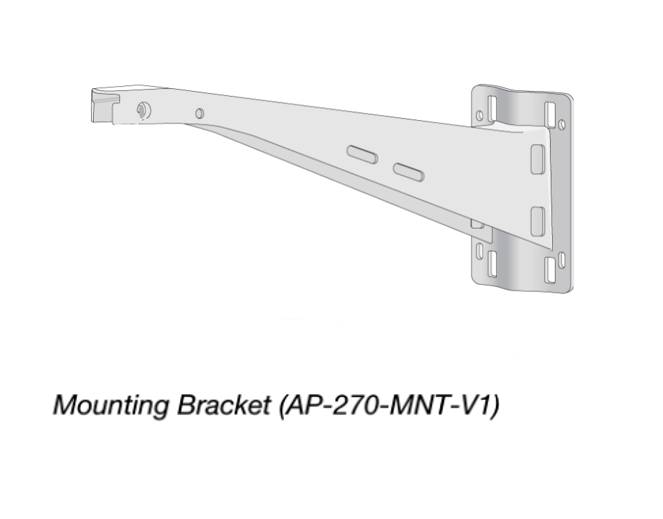 Aruba AP-270-MNT-V1 Outdoor Pole/Wall Long Mount Kit