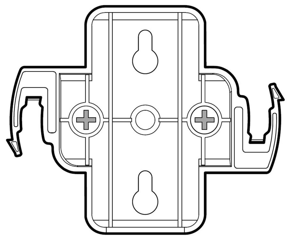 Aruba AP-MNT-W4 White Low Profile Basic AP Mount Kit