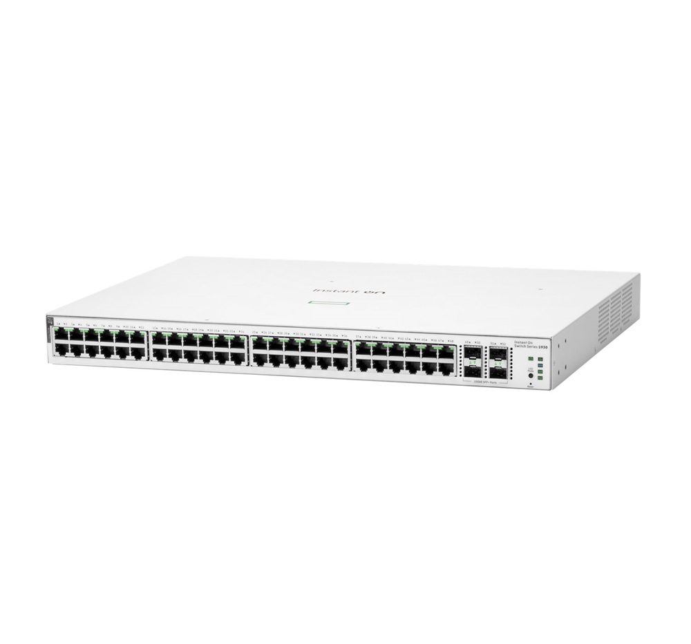 Aruba Instant On JL686B 1930 48xGbE LAN 4xSFP+ port smart menedzselhető PoE (370W) switch