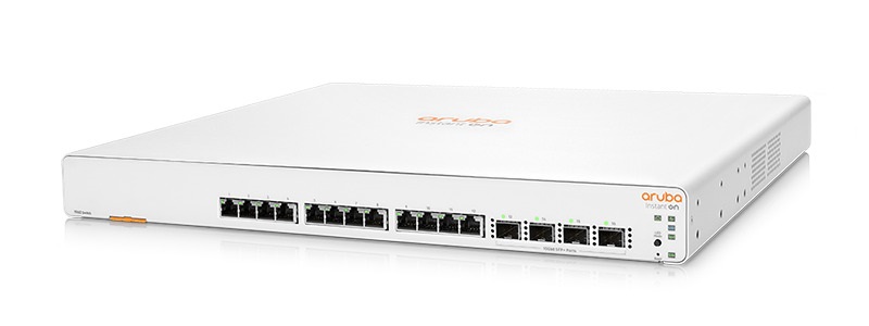 Aruba Instant On JL805A 1960 12x10GbE LAN 4xSFP+ port smart menedzselhető switch