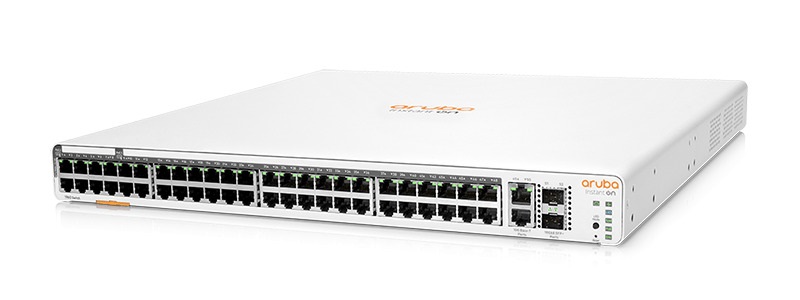 Aruba Instant On JL809A 1960 48xGbE LAN 2x10GbE LAN 2xSFP+ port smart menedzselhető PoE (600W) switch