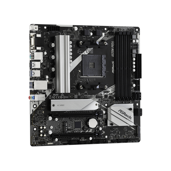 Asrock A520M PRO4 desktop alaplap microATX