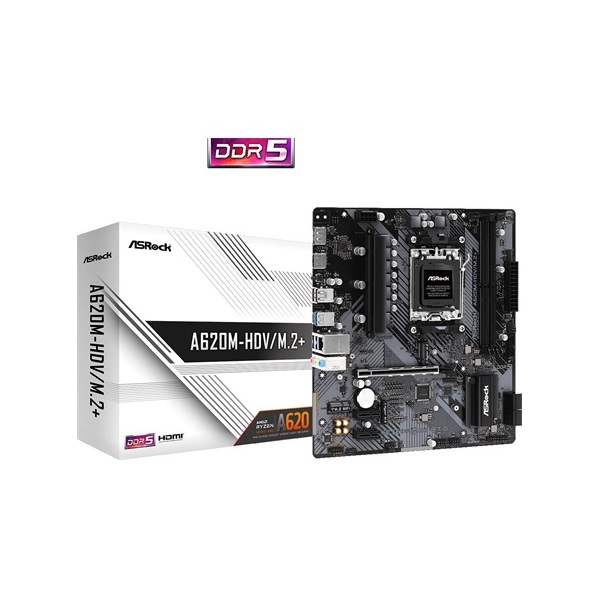Asrock A620M-HDV/M.2+ desktop alaplap microATX
