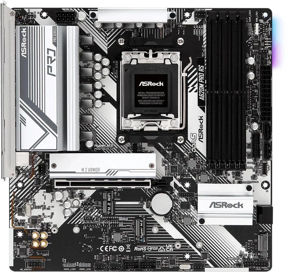 Asrock A620M PRO RS desktop alaplap microATX