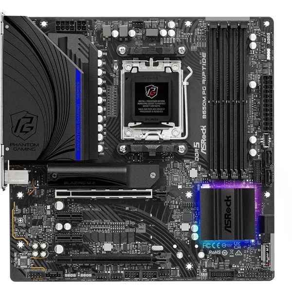 Asrock B650M Phantom Gaming Riptide desktop alaplap microATX
