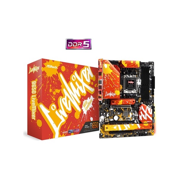 Asrock B650 LIVEMIXER desktop alaplap ATX