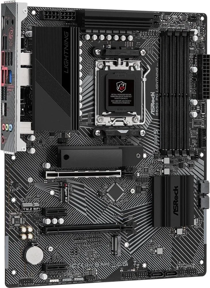 Asrock B650 Phantom Gaming Lightning desktop alaplap ATX