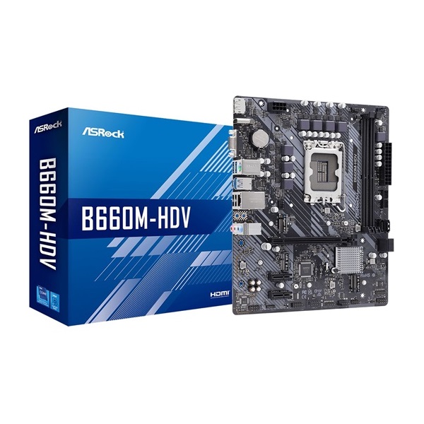 Asrock B660M-HDV desktop alaplap microATX