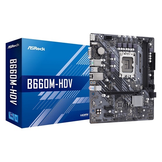 Asrock B660M-HDV desktop alaplap microATX