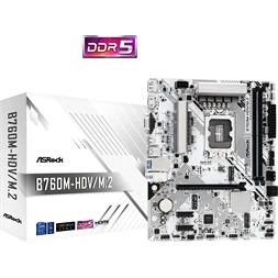 Asrock B760M-HDV/M.2 Intel B760 LGA1700 mATX alaplap