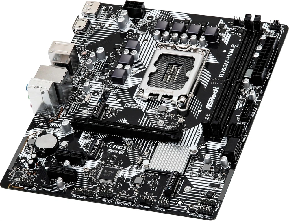 Asrock B760M-H/M.2 Intel B760 LGA1700 mATX alaplap