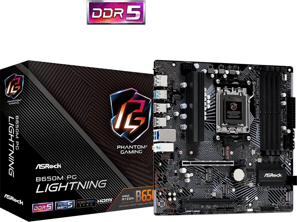 Asrock B760M PG Lightning Wifi Intel B760 LGA1700 mATX alaplap
