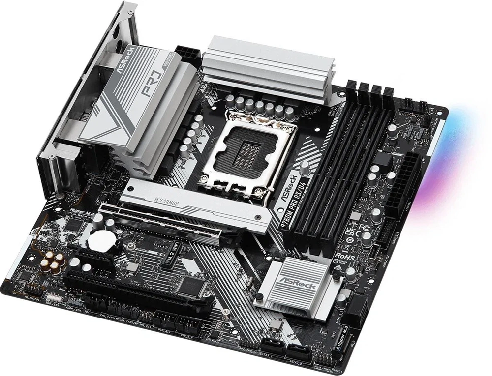 Asrock B760M PRO RS/D4 desktop alaplap microATX