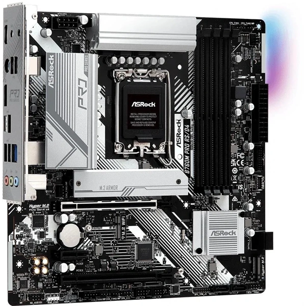 Asrock B760M PRO RS/D4 desktop alaplap microATX
