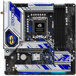 Asrock B760M Phantom Gaming Sonic WiFi desktop alaplap microATX
