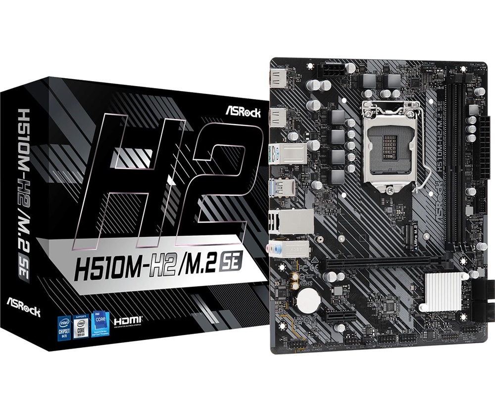 Asrock H510M-H2/M.2 SE Intel H470 LGA1200 mATX alaplap