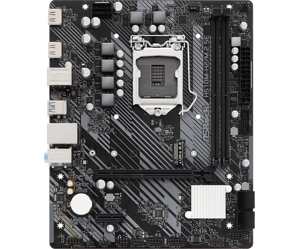 Asrock H510M-H2/M.2 SE Intel H470 LGA1200 mATX alaplap