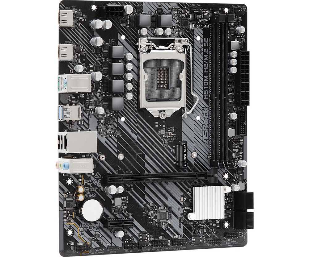 Asrock H510M-H2/M.2 SE Intel H470 LGA1200 mATX alaplap