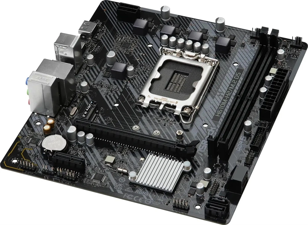 Asrock H610M-H2/M.2 D5 Intel H610 LGA1700 mATX alaplap