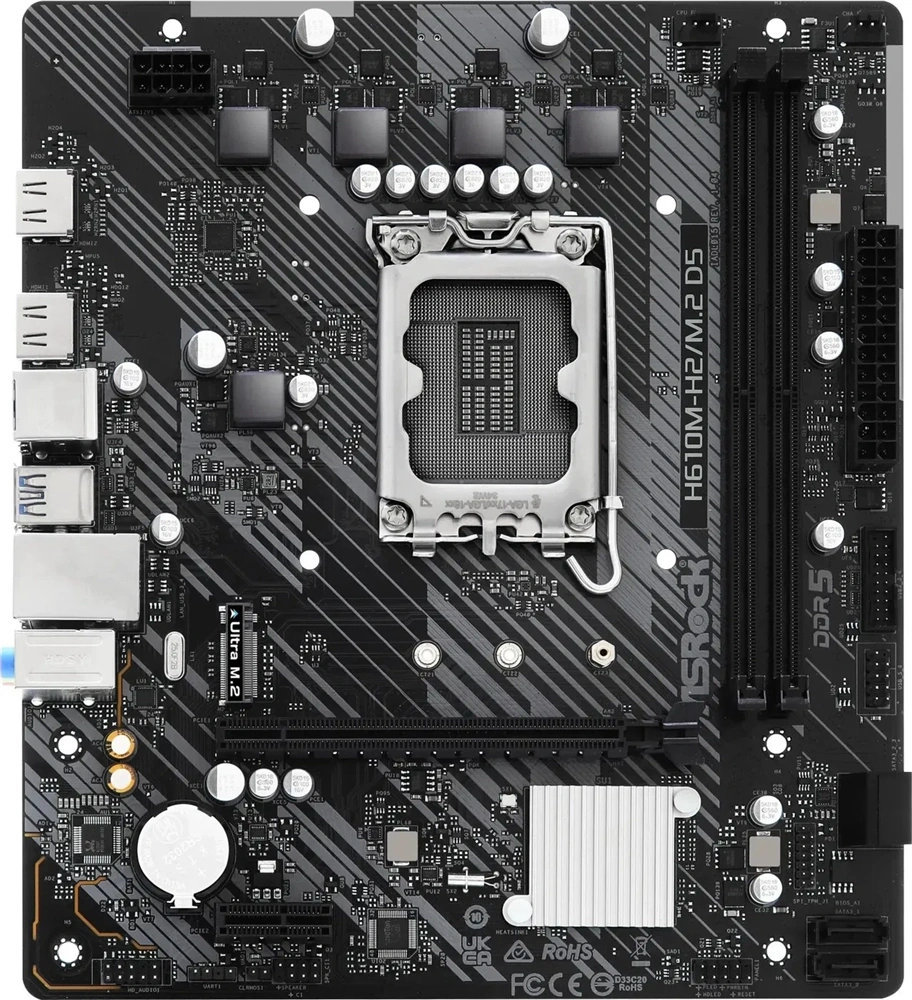 Asrock H610M-H2/M.2 Intel H610 LGA1700 mATX alaplap