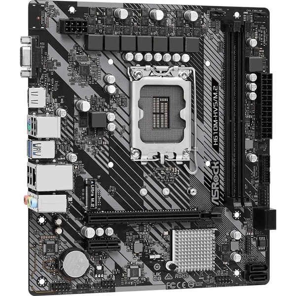 Asrock H610M-HVS desktop alaplap microATX