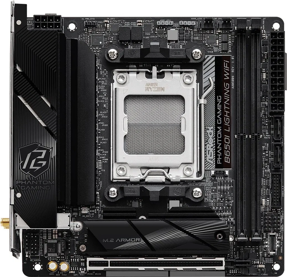 Asrock LIGHTNING Wi-Fi AMD B650I AM5 Mini-ITX alaplap