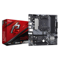 Asrock PHANTOM GAMING 4 AMD A520 AM4 mATX alaplap