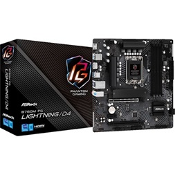 Asrock Phantom Gaming Lightning D4 B760M LGA1700 mATX alaplap