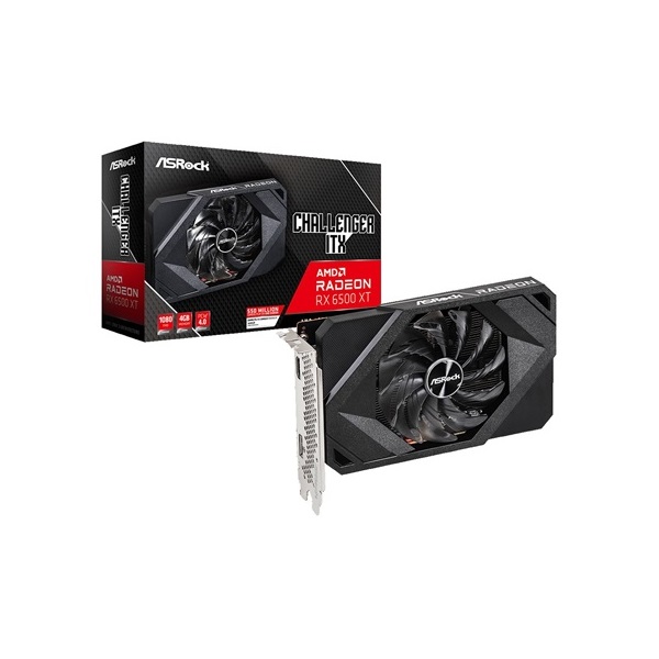 Asrock Radeon RX 6500 XT Challenger ITX 4GB GDDR6 64-bit grafikus kártya