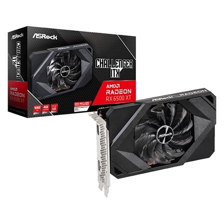 Asrock Radeon RX 6500 XT Challenger ITX 4GB GDDR6 64-bit grafikus kártya
